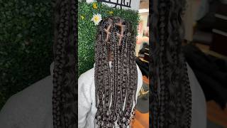 Jumbo knotless goddess braids #hairstyles #braids #braid #knotlessbraids