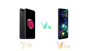 IPhone 7+ Vs LG V50 ThinQ