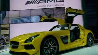 Mercedes-Benz SLS AMG Black Series in LA Auto Show 2012  video record with GH2 using 14-42mm lens