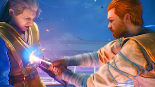 Cal Uses Dark Side of The Force To Kill Dagan Gera Epic Boss Fight Scene - Star Wars Jedi Survivor