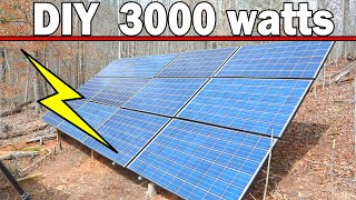 Guy Installs 3KW of Solar in 11 Minutes