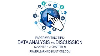 Data Analysis vs Discussions (Chapter 4 vs Chapter 5)