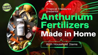 Anthurium Fertilizers Made in Home with Household Items #anthuriums  #anthuriumfertilizers #organic