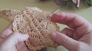 #كروشي #crochet موديل الاناناصة الجزء التاني 🌹🌹👌