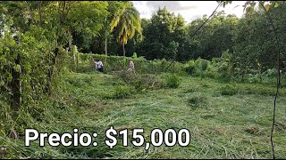 Terreno en venta $15,000 - 875 mts. Cuadrados según escritura.Aprox. 3 lotes y medio en total