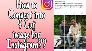 How to creat 9 Cut Image for Instagram?? #by Arun😎