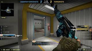 CSGO 1v2 ace de_nuke