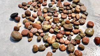 Rock Hounding at State Harbor in Whitefish Bay - Paradise, Michigan