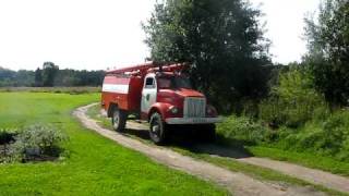 GAZ-63 firetruck drive-by