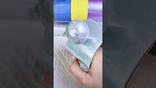 Silver Sticky rolling ball tape #diy #tapehacks#slime#bubbletape #satisfying#stickytape #shortsviral