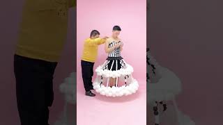 #Short Make a dress out of balloons | Creative Balloon Twist