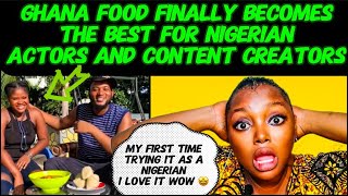 UNIQUENESS OF GHANA 🇬🇭 FOOD WOW NIGERIAN CELEBRITIES NOW IN GHANA ENJOYING GHANA FOOD