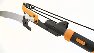 How to use the Fiskars® Power-Lever® Extendable Pole Saw & Pruner (7'–14')