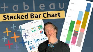 Create Stacked Bar Chart (and any other visuals EASILY!) w/ Show Me! - Tableau Tutorial P.4