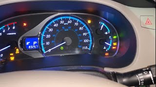 Reset The REQD Maintenance Light: Toyota Sienna