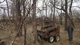 Skid Loader vs tree vs Ryan Dec 2018