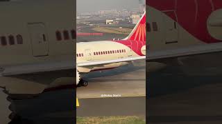 🇮🇳Air India B787-8 early morning departure from Mumbai | SOUND UP! #boeing #planespotting