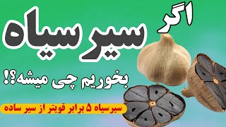 خواص سیر سیاه | سیر سیاه و خواص فوق‌العاده‌ای که تابحال نمیدانستید!