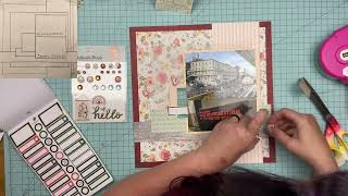 Scrapbook Process: Hello Jail // Follow a Sketch Friday // Never Ending Kit