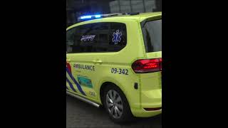 (solo-)#ambulance rapid responder met spoed door Utrecht