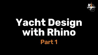 Yacht Design with Rhino