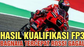 🔴 HASIL KUALIFIKASI FP3 FP4 MOTOGP AUSTRIA 2021 HARI INI BAGNAIA TERCEPAT ROSSI GAGAL LOLOS Q2