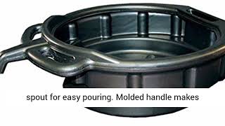 ATD Tools 5184 Black Drain Pan   4 12 Gallon Capacity