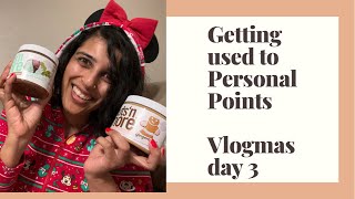 Getting used to PersonalPoints | nuts n more | Vlogmas day 3