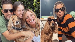 Filippa Lagerback e Daniele Bossari festeggiano i 10 anni del loro cane Whisky!