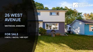 House for Sale | 26 West Avenue | Westwood, Winnipeg