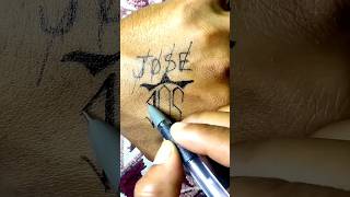 JOSE name logo + tatto design #shortsfeed