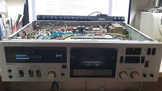 Luxman K-15 first start before repair.