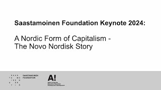 Saastamoinen Foundation Keynote 2024