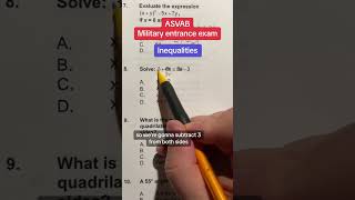 ASVAB Math Knowledge AFQT  practice 8