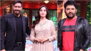 Ajay Devgan and Nora Fatehi in Kapil Sharma show