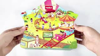 Hahowa Amusement Park 107 Pieces Jigsaw Puzzle Fun Educational Toy for Kids