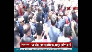 CHP'li MASONLAR 19 MAYIS İÇİN DHKP-C TERÖR MARŞI İLE YÜRÜDÜ