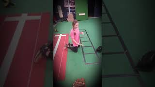 Internal rotation softball pitching drill