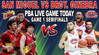 BRGY. GINEBRA vs  SAN MIGUEL BEERMEN! Game 1 Semifinals - PBA Live Full Game Today - 2k24