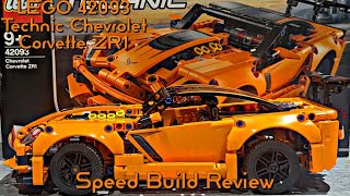 LEGO 42093 Technic Chevrolet Corvette ZR1 - LEGO Speed Build Review