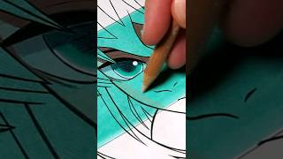 Drawing Muichiro 🌫️ from Demon Slayer | Stained Art ✨🎨 #shorts #demonslayer #muichiro