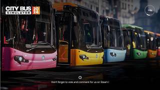 City Bus Simulator: 2024 PC Gameplay Playing through the first two routes  (4k 60fps)