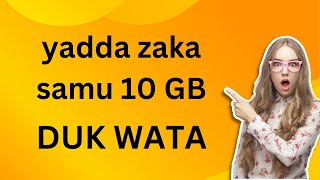 yadda zaka samu 10GB duk wata