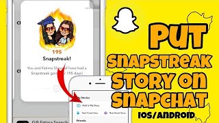 How to put snap streak🔥story in snapchat || snapchat streak story 2024