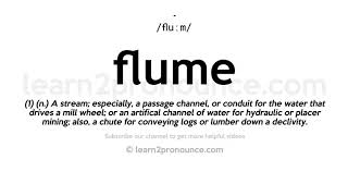 How to pronounce Flume | English pronunciation