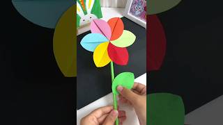 Paper Flower Craft || Kids Craft #shorts #art #craft #dailyshorts #artwork #diy #Pencil&Paper