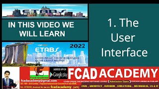 ETABS The User Interface