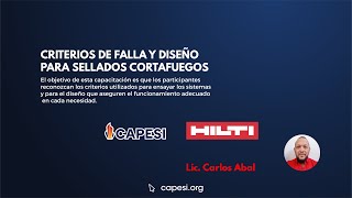 Criterios de falla y diseño para sellados cortafuegos.