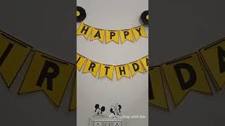 #shortvideo#diy#decor// Birthday decoration idea// simple DIY idea