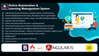 Online Exam and Learning Management System